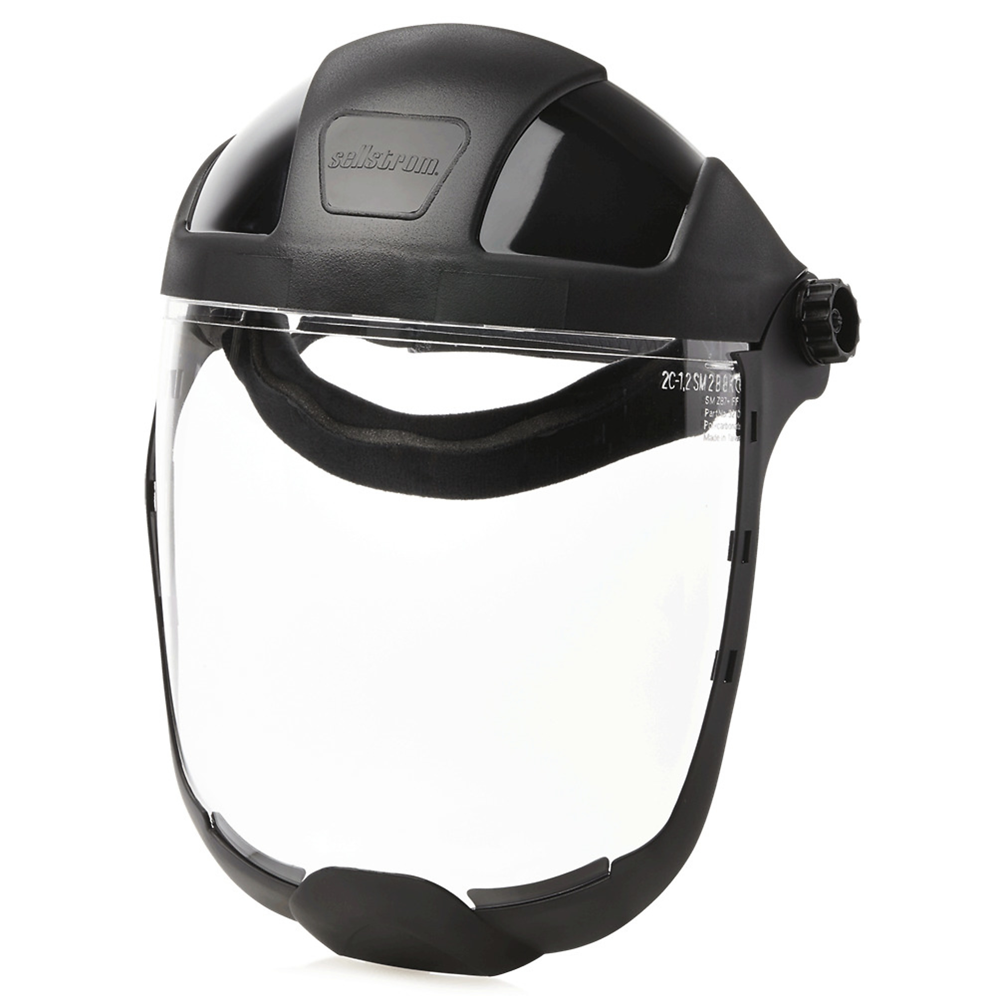 Sellstrom® - Face Shield - DP4 Series - 9" x 12.125" x 0.060" Window - Clear AF - Ratcheting Headgear - with Chin Guard - Model # S32210
